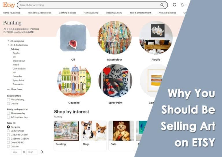 Why You Should Be Selling Art on Etsy!