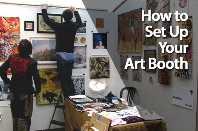 How to setup an art booth