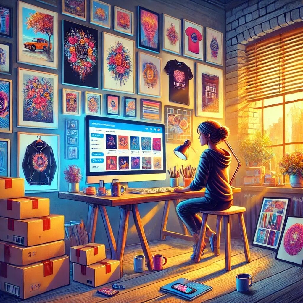 Sell Art Prints and Products Through Online Marketplaces